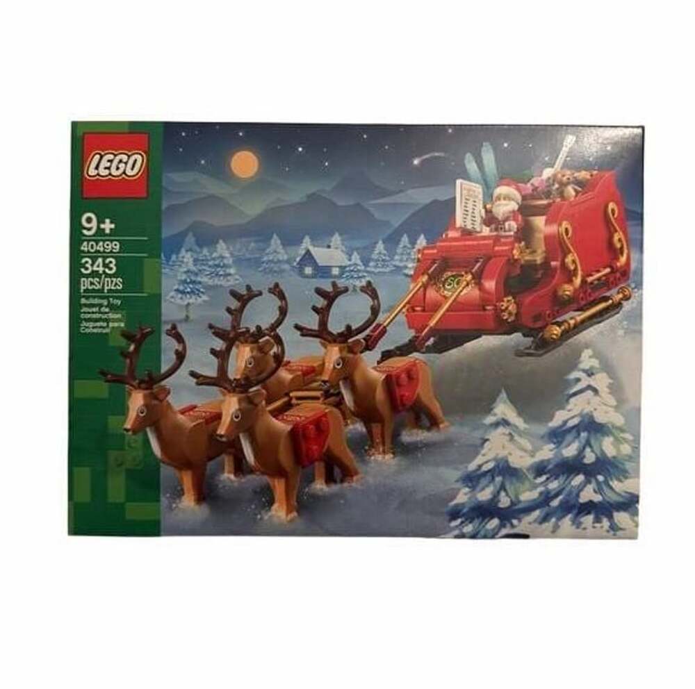 Lego Santa Sleigh and Reindeer Holiday Christmas Toy Factory Sealed 40499